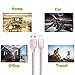 Aonear 3Pack 10FT Extra Long Nylon Braided Cord (Rose Gold)