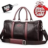 Moiré Forlenza Weekend Leather Lesuire Mens Travel Bag Fits 17