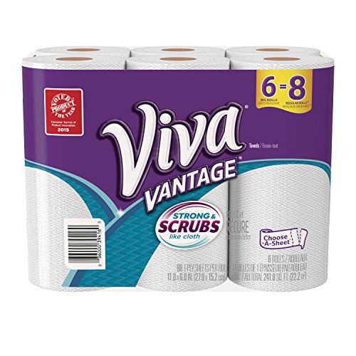 Viva Vantage Paper Towels, Choose-A-Size, Big Roll, 6 Count