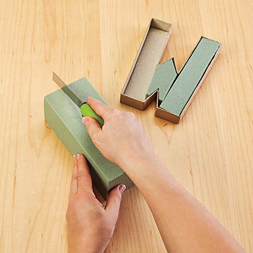 5 FloraCraft+Floral+Piece+Brick+Green