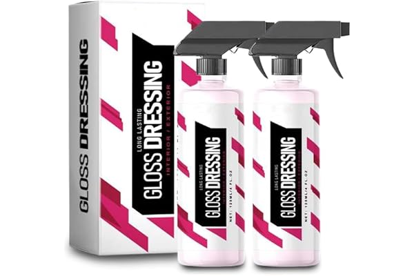 Gloss Dressing - Plastic,Trim & Tire Dressing - Restore Faded Plastics,Plastic Restorer for Cars Ceramic Plastic Coating,Car
