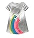 Coralup Little Girls Cotton Casual Dress(18 Months-8 Years)