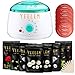 Yeelen Wax Warmer Hair Removal Waxing Kit Wax Melts 8 Hard Wax Beans 10 Wax Applicator Sticks 5 Wax Clean Collars for Full Body Bikini Face Women Men