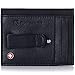 alpine swiss Men's RFID Blocking Money Clip Leather Front Pocket Wallet Black, One Size
