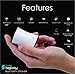 Sumagic Bigbox Mini Wireless Waterproof IPX7 Bluetooth 4.0 Speaker, Portable Speaker with Built-in Mic for Shower, for iPhone /iPod/iPad/Phones/Android/Tablet/Echo dot(White)