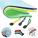 APLANET 12pcs 6-Sized Zipper Folder Mesh Document Pouches Storage Zipper Bag (6 Colors), Office Supplies, Travel Storage Bags