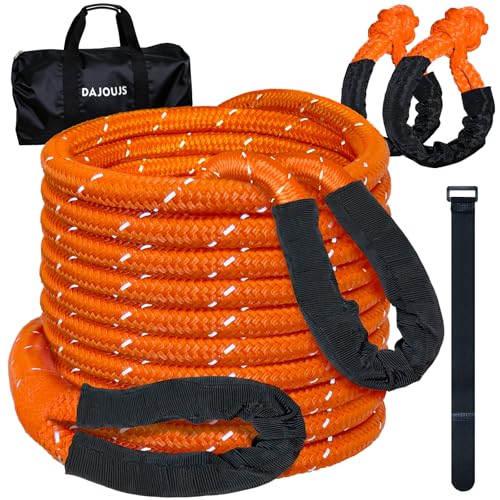 DAJOUJS Kinetic Recovery Tow Rope Kit