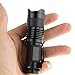 BESTSUN 3 Pack Red Light Flashlights, 300 Lumens 3-Mode Mini Black Shell Portable Red LED Tactical Flashlight Torch Adjustable Focus Zoom Lamp for Hunting, Astronomy Night Vision, Night Observation