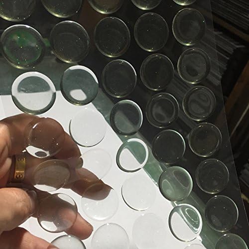 100pcs Round Transparent Bottle Cap Stickers