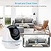 Wireless Security Camera - Bagotte 1080p WiFi IP Camera for Home Security Camera Pan/Tilt/Zoom Baby Monitor Pet Camera with Two-Way Audio, Night Vision - iOS/Andriod/PC Available