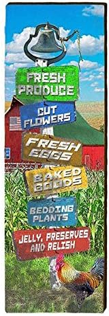 Farm &amp; Country Directional Signs On Rough Sawn Pine