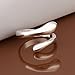Doinshop New Nice Cute Lovely Fashion Chic Design Finger Opening Adjustable Womens Girls Ring Gift