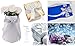 VATIN Glitter Metallic Silver Ribbon 1 inches Wide Sparkly Fabric Gorgeous Ribbon for Gift Crafters Wedding Party Brithday Wrap Hair Bows Floral Projects 25 Yards/Roll x 2 Rolls