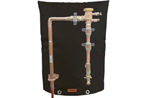 APRLLOLG Backflow Insulated Cover, Outdoor Pipe Covers Winter Freeze Protection, Insulation Cover Pouch for Water Sprinkler Valve,Well Pump,PVB,Irrigation Valve Backflow Preventer