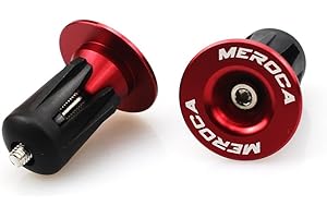 FOMTOR Bar End Plugs 2 Pack Aluminum Bar Ends Handlebar End Plugs Handlebar Caps Bar End Caps for Road Bike Mountain Bike MTB