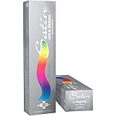 Satin | Bold Dark Magenta | Complete Hair Dye | Permanent and Semi-Permanent | Long Lasting | Vegan and Cruelty-Free