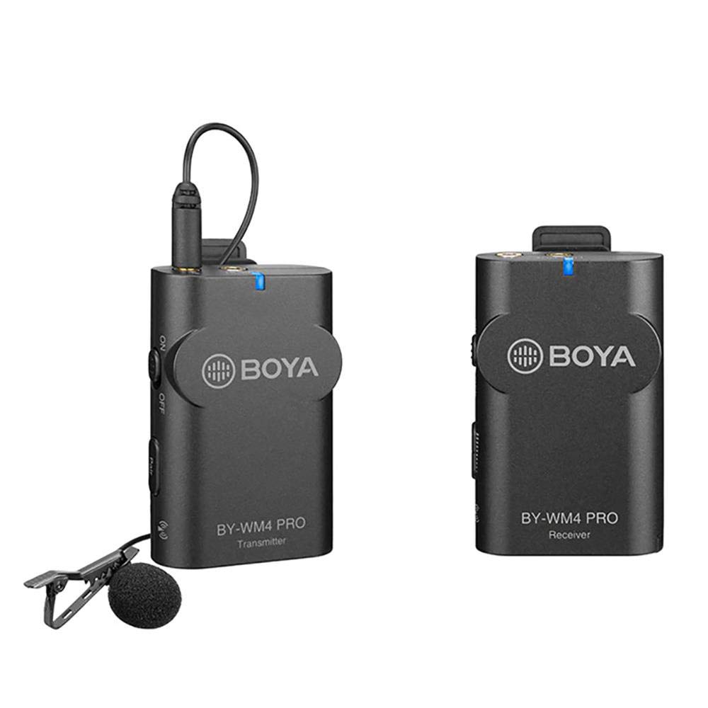 Boya 2.4 GHz Duo Lavalier Microfoon Draadloos BY-WM4 Pro-K1