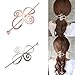 Bluelans Crystal Rhinestone Hair Pins Clips Decorative Wedding Hair Accessories