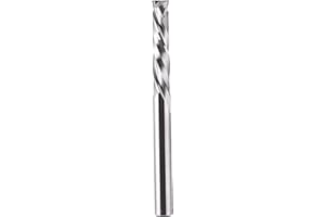 SpeTool Spiral Compression Router Bits 1/4" Shank,1-1/4Inch Cutting Length, Extra Long 3 Inch OVL,Carbide UP Down CNC Router 