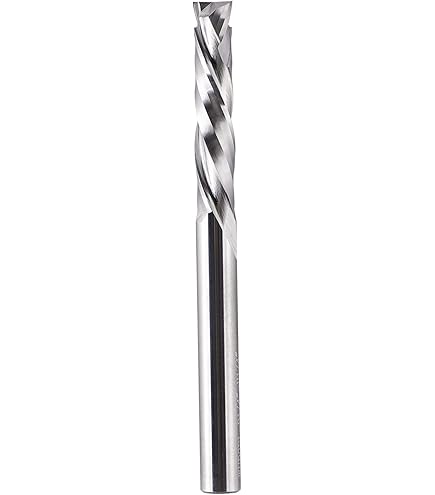 1/4 Inch Spiral Compression Router Bit - AstraHP Coated CNC Bit For Clean Cuts, Made In USA
