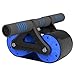 Oileus AB Roller Wheel for Abdominal Exercise, Core Workout Equipment with Automatic Rebound Assistance and Resistance Springs with Ergonomic Handle Sold (Blue)