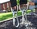 Soarin Supply Co. Tree Swing Hanging Kit Set with Screw Carabiner Hooks | Adjustable Long 5 ft Straps Holds 2000 lbs | Perfect for Tree Swing, Hammock, Tire Swing & Swing Set | Set of 2