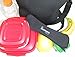 Utensils to Go Lunch Set, 3 Piece Stainless Steel Cutlery (Knife Fork Spoon) for Camping and Travel, Reusable Silverware with Neoprene Case by Sempre