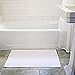 Over the Floor 2 Piece Extra Thick Cotton Bathroom Mat, Luxury Hotel and Spa Quality, White