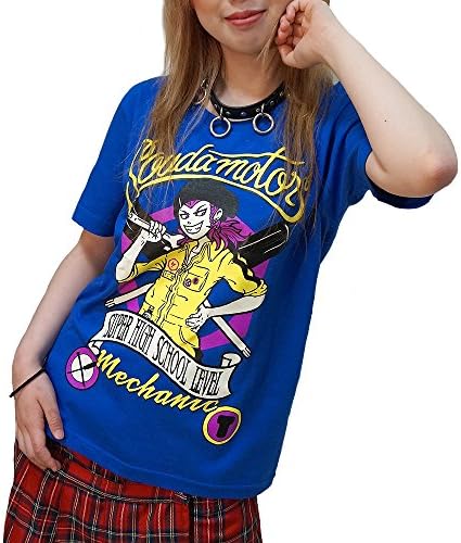 Hippies Womens Danganronpa Kazuithi Souda Short Sleeve T Shirts Drlh00038 (Blue)