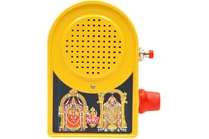 BISMAADH Electric Tamil Continuous Chanting Mantra Pooja Box 17 in 1 Spiritual Devotional Bell Just Plug & Play