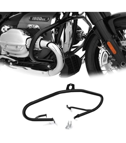 Motorcycle Crash Bar TCMT Gloss Black Engine Guard Crash Bar For BMW ...