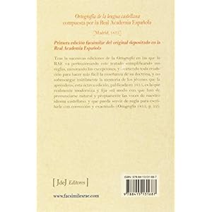 Ortografía de la lengua castellana, 1815