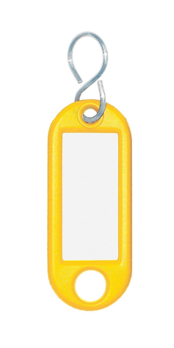 WEDO 262 103405 Key Ring Tag - Yellow (Pack of 10), One Size