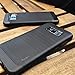 Ringke Onyx Compatible with Galaxy S8 Case Brushed Metal Design Flexible & Slim Dynamic Stroked Pattern Trim Fingerprint Resistant Cover for Samsung Galaxy S 8 (2017) - Black