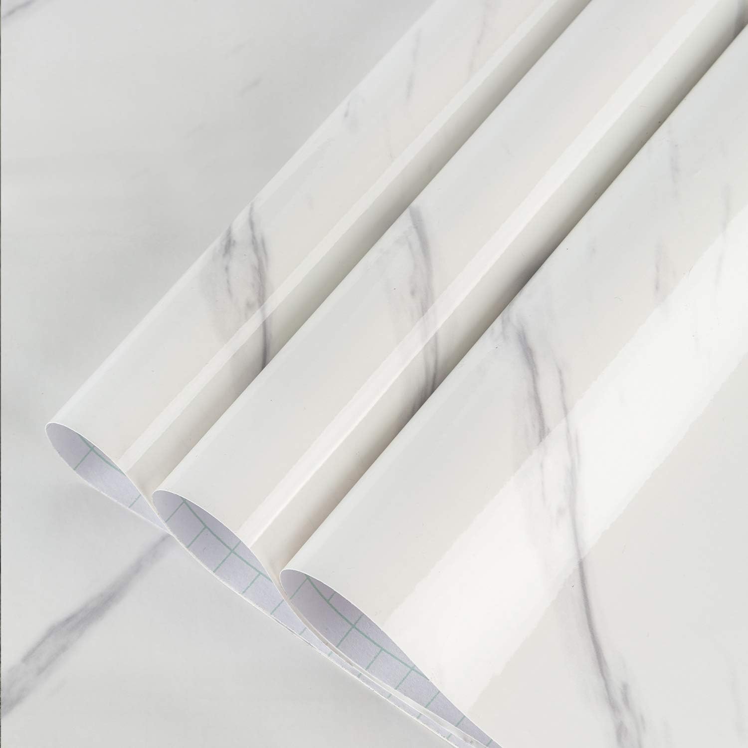 thumbnail image 2 of Marble Granite PVC Wallpaper – 9.9ft Self-Adhesive Vinyl Wrap Film For Kitchen 2 of 5