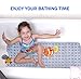 Wimaha XL Bathtub Mat, Bath Shower Mat Non Slip for Bathroom, Machine Washable, Ideal for Kids Toddler Senior, 39 x 16, Clear Grey