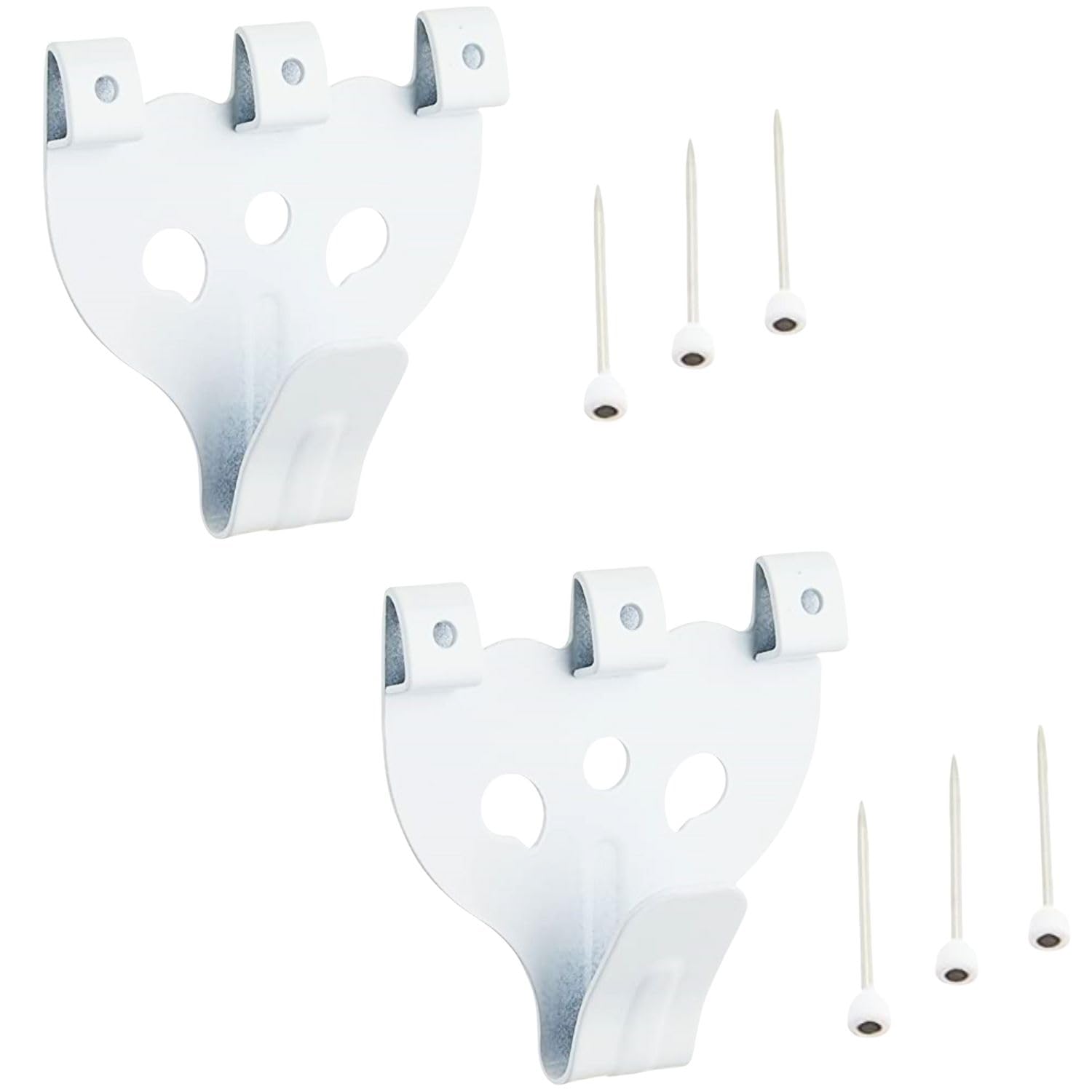 福井金属工芸 額縁を壁に掛ける際に使える 鉄 並 Xフック 大 ホワイト 2個入 4051-W-2商品画像