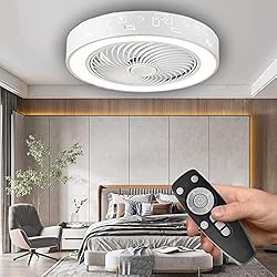 VPchoice Low Profile Ceiling Fan with Light Modern