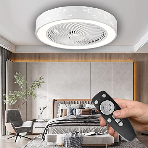 VPchoice Low Profile Ceiling Fan with Light Modern