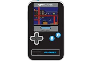My Arcade Go Gamer Classic-Blue: Portable Electronic Game Console with 300 Games, Full Color 2.5" Screen- Fun for The Entire 