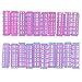Dovewill 10pcs Hair Roller Curlers 5cm for Barbie Doll Hair Styling Make Up Plastic Fuchsia