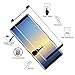 Samsung Galaxy Note 8 Screen Protector,Creativecase Bubble-Free Scratch Resistant 9H Hardness 3D Curved Full Coverage Tempered Glass Screen Protector for Note 8#Black