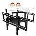 Sunydeal Curved TV Wall Mount Bracket for Most 30-70 Inch Curved TV and Flat Screen with Full Motion Articulating Swivel Arm up to VESA 600x400mm and 121LBS