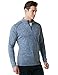 TM-MKZ01-SDN_Large Tesla Men's 1/4 Zip Cool Dry Active Sporty Shirt MKZ01