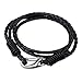 Zhenhui Braided Leather Bracelet Set - Black Brown Leather Wrap Bangle for Men Women Kids with 2 Vintage 4-Strand Rope Wrist Bracelets with Stainless Steel Lobster Clasp Durable