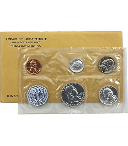 1964 U.S. Proof Set in Original Envelope & Sealed Plastic at