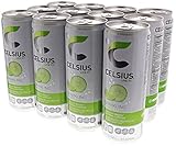 Celsius Live Fit Natural Fitness & Energy Drink 12/12oz Cans (Cucumber Lime)