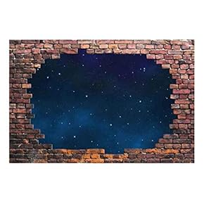 Wall26 - Large Wall Starry Night 3D Wall - Canvas Art Wall Decor - 66"x96"