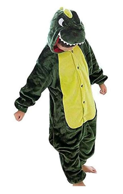 Kinder Einhorn Tier Dino Kostüme Flanell Pyjama Schlafanzug Mädchen Jungen Winter Nachtwäsche Tieroutfit Cosplay Jumpsuit
