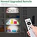 Remote Control Cabinet Light, Dimmable 10-LED Wireless Under Counter Lighting, Battery Operated Closet Light, Stick-on Touch Sensor Night Light, 2 Control Methods (Remote/Touch Control)-(3 Pack)
